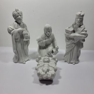 Nativity‎ Set 4 Piece White Unbranded